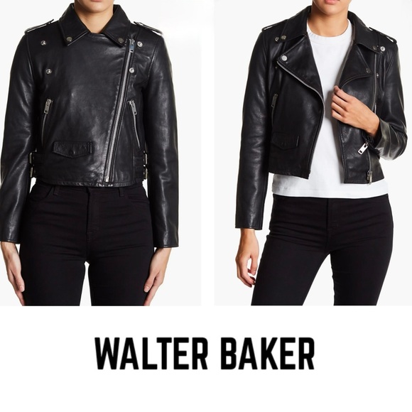 NWT - Walter Baker - Liz Leather Jacket - L - Picture 8 of 16